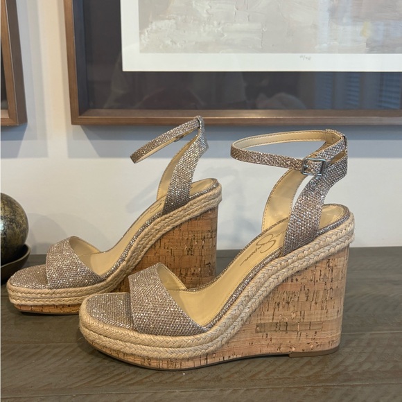 Jessica Simpson - Glitter Wedge - Picture 2 of 9